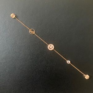 Swarovski rose gold tone magnetic crystal bracelet